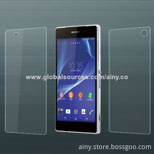 Screen Protector Films, Tempered Glass/0.3mm 2.5D/Ultra Transparent/Anti-shatter/for Sony Xperia Z2
